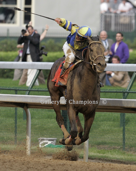 2007 Kentucky Derby Winner Street Sense Finish Line