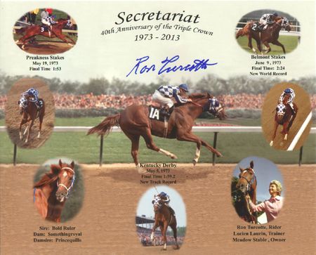 40th Anniversary Secretariat Triple Crown - Framed & Unframed