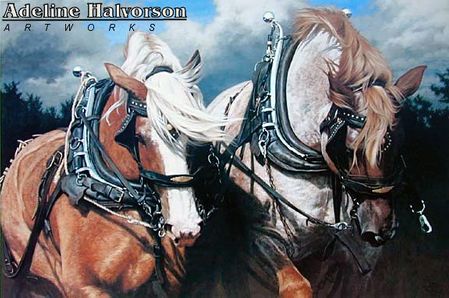 Adeline Halvorson - Thundering Hooves - Limited Edition UNAVAILABLE