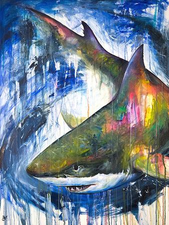 Marc Allante - Neptune - Shark Print