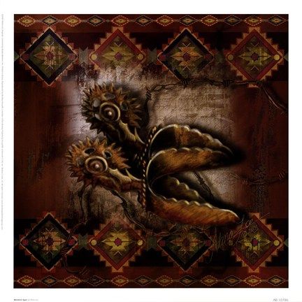 Alma Lee - Western Spur - Western Print
