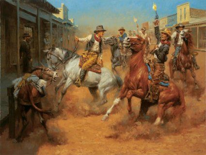 Andy Thomas - Our Grand Entrance - Western Print
