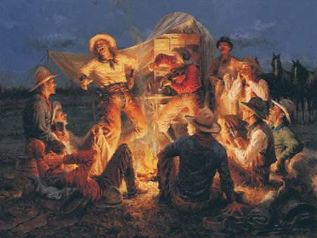 Andy Thomas - The Cowboy Jig - Western Print