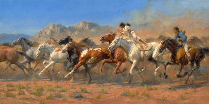 Andy Thomas - The Mestenera - Signed & Numbered Western Print