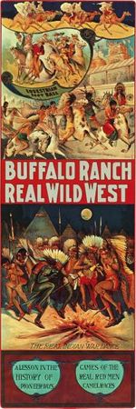 Anonymous - Real Indian War Dance - Vintage Western Advertisement