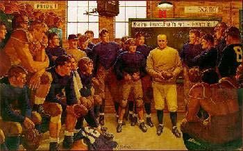 Arnold Friberg - Knute Rockne at Notre Dame UNAVAILABLE