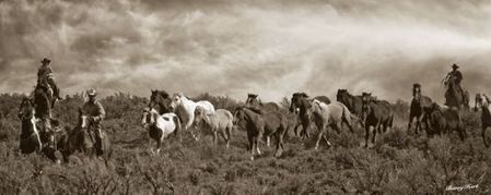 Barry Hart - Homeward Bound - Horse Print