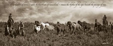 Barry Hart - Hoofbeats and Heartbeats - Horse Print