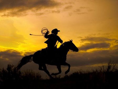Barry Hart - Late For Dinner - Western Print - Canvas Options