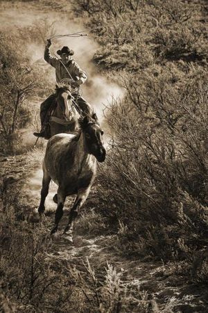 Barry Hart - The One That Got Away - Western Print