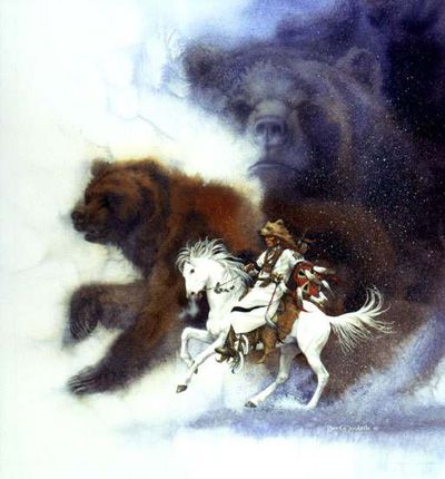Bev Doolittle - Two Bears Blackfeet - Signed & Numbered Print