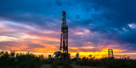 Bob Callender - Dog Days - Oil Derrick Print