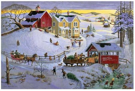 Bob Pettes - Christmas Time - Nostalgic Winter Print UNAVAILABLE