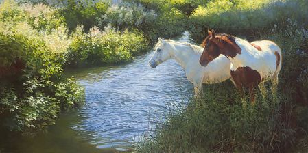 Bonnie Marris - Morning Muses - Horse Giclee