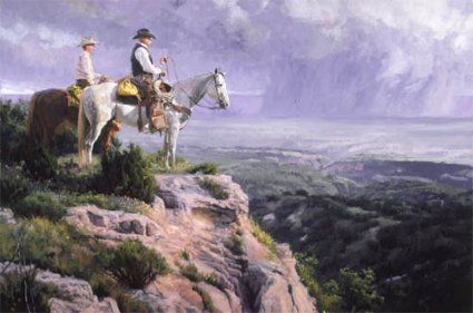 Bruce Greene - On God's Footstool - Western Print