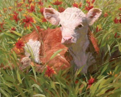 Bruce Greene - Under The Indian Blanket - Calf Print - Canvas Options