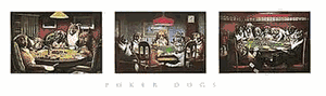 C.M. Coolidge - Poker Dogs - Collage Trio