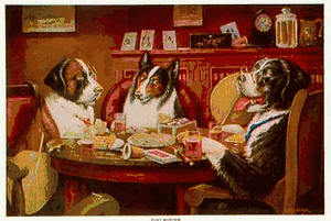 C.M. Coolidge - Post Mortem - Dog Print