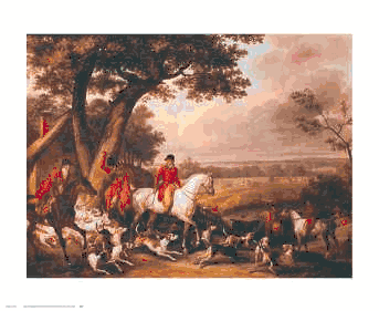 Carl Vernet - Hunt in the Park in Fountainbleau UNAVAILABLE