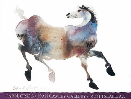 Carol Grigg Horse Art - Laughing Horse UNAVAILABLE