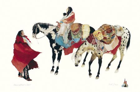 Carol Grigg - Leaving Winter's Camp UNAVAILABLE