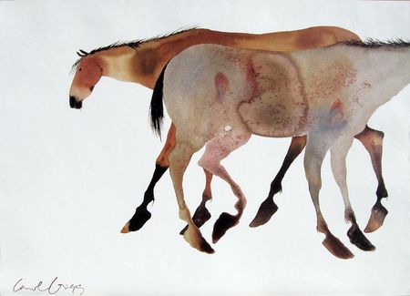 Carol Grigg - Ponies #2 - Rare Horse Print UNAVAILABLE