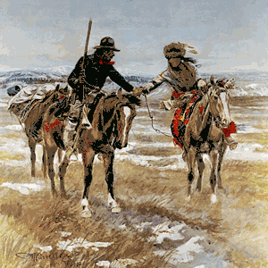 Charles M. Russell - A Doubtful Handshake UNAVAILABLE