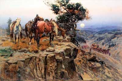 Charles M. Russell - Innocent Allies - Western Print