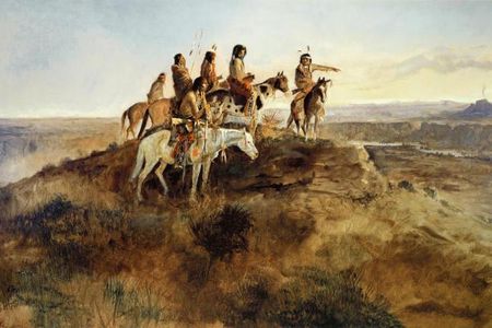 Charles M. Russell - Signal Smoke - Western Print
