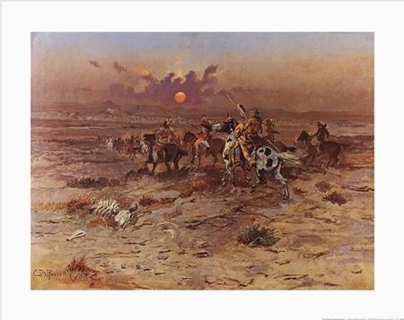 Charles M. Russell - Stolen Horses UNAVAILABLE