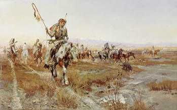 Charles Marion Russell - The Medicine Man - Western Print