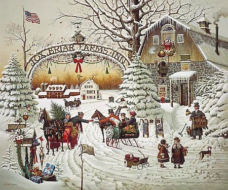 Charles Wysocki - Christmas Greeting - Signed & Numbered Print
