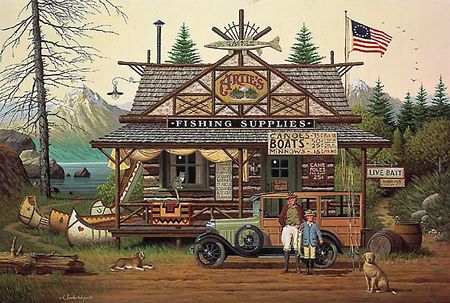 Charles Wysocki - Proud Little Angler UNAVAILABLE