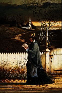 Charles Wysocki - Sea Captain's Wife Praying