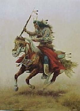 Chuck DeHaan - Crow Ceremonial Dress - Signed Native American Print