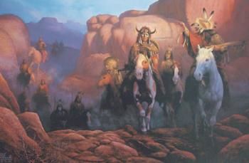 Chuck DeHaan - Pipe Carrier - Limited Edition Native American Print