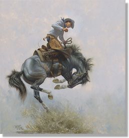 Chuck DeHaan - Smokey - Limited Edition Western Print - UNAVAILABLE