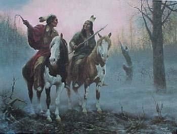 Chuck DeHaan - Village Markers - Limited Edition Native American
