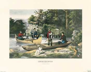 Currier and Ives - Life in the Woods Returning