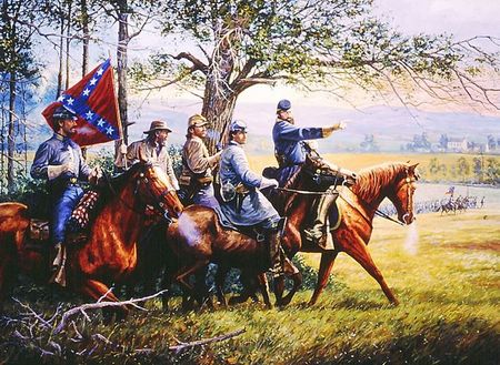 Dale Gallon - Jackson in the Valley - Civil War Print