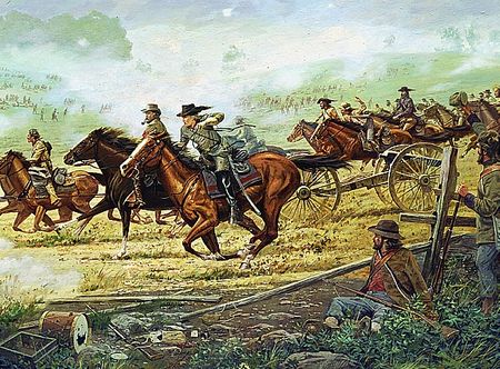 Dale Gallon - Ride to Glory - Civil War Print