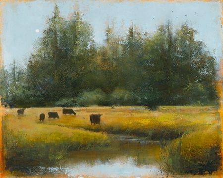 Dave Ivey - Silhouettes - Cattle Print - NEW! - Canvas Options