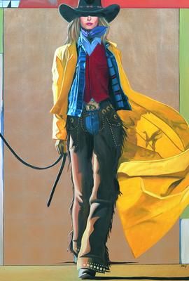 David DeVary - We're Comin' Thru - Cowgirl Print UNAVAILABLE