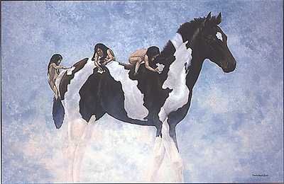 Diana Beach - When Little People Paint - Limited Edition Print