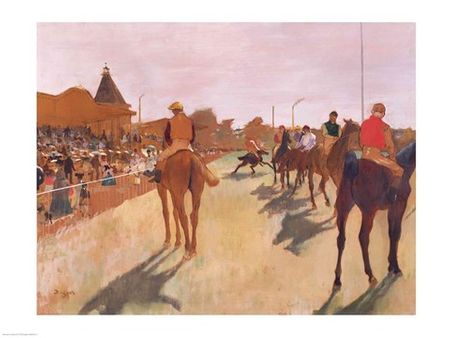 Edgar Degas - The Parade (Race Horses in Front of the Stands)