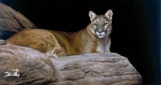 Edward Aldrich - Lion's Lair - Signed Print