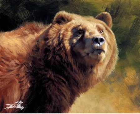 Edward Aldrich - Portrait of Power - Bear Print