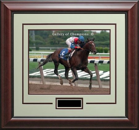 Framed Cigar Winning 1996 Woodward at Belmont