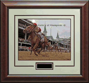 Rich Strike Wins 2022 Kentucky Derby - Framed Twin Spires