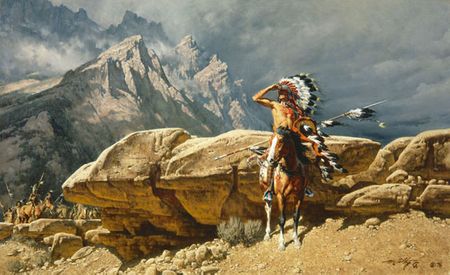 Frank McCarthy - From the Rim - Canvas Giclee